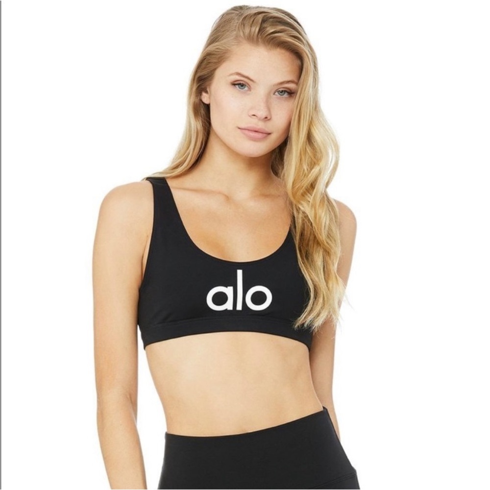 Alo Yoga Ambient Logo Bra